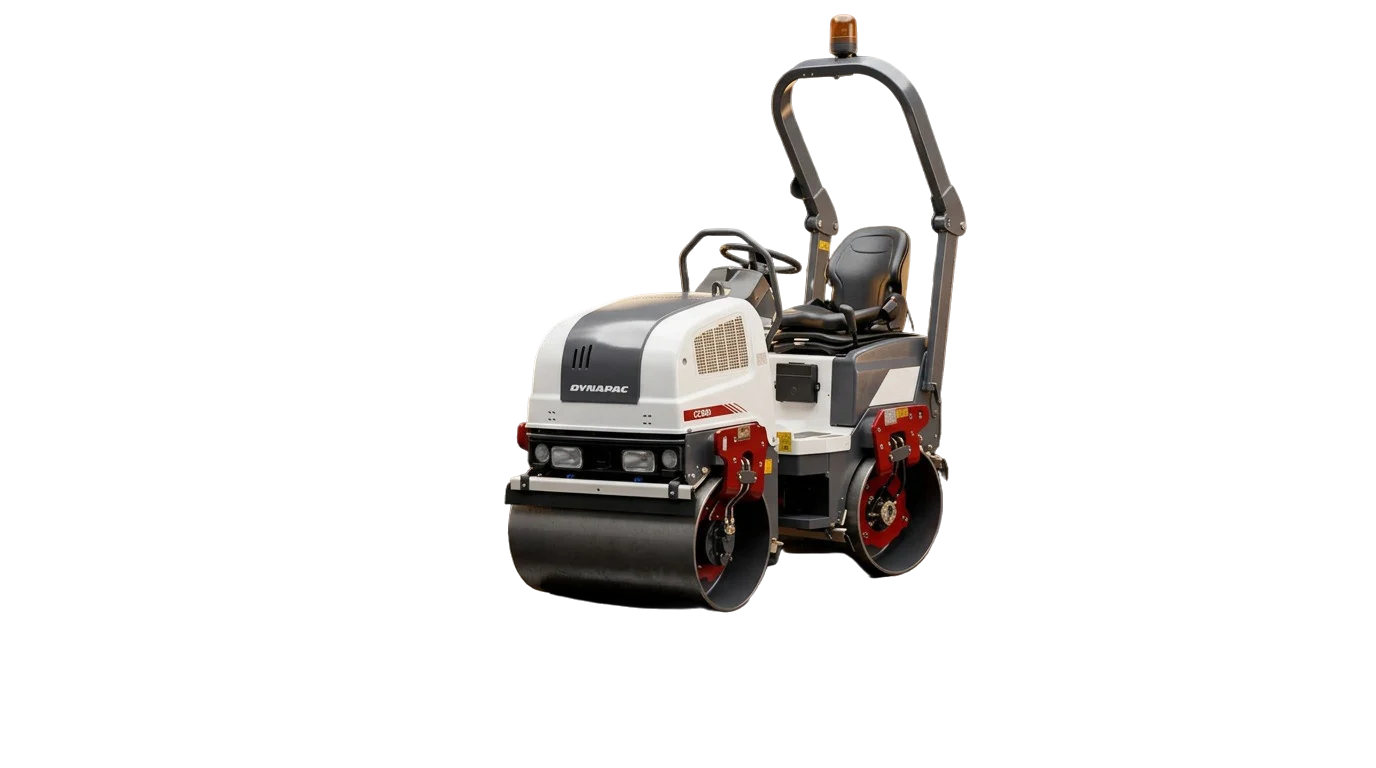 Rolo Compactador Tandem Dynapac CC900 da frota FRP Locações